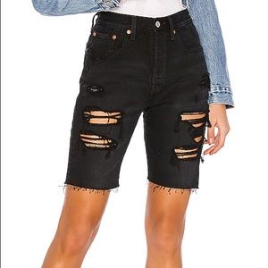 levis shorts 501 black